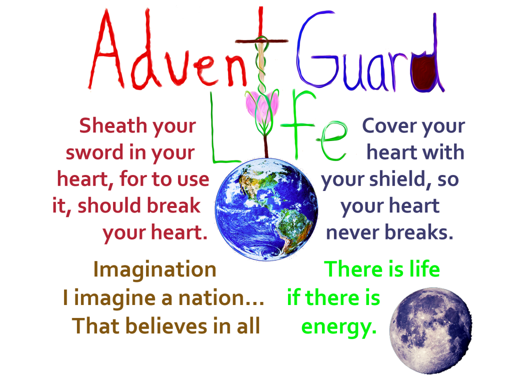 Advent Guard Life: the Big Bang orbits around a Universe/Cosmos solar system and white/black boards can be grouped together to form Idea calculators/ Reality Calculators on your walls, your entire room, house, or any building.